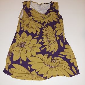 Cowl Neck Floral Top